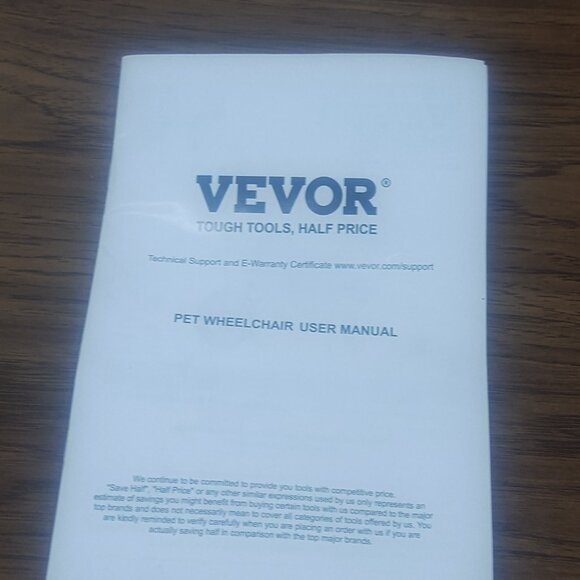 Vevor 2 Wheel Cart/Chair for a sm to lg dog - Picture 7 of 8